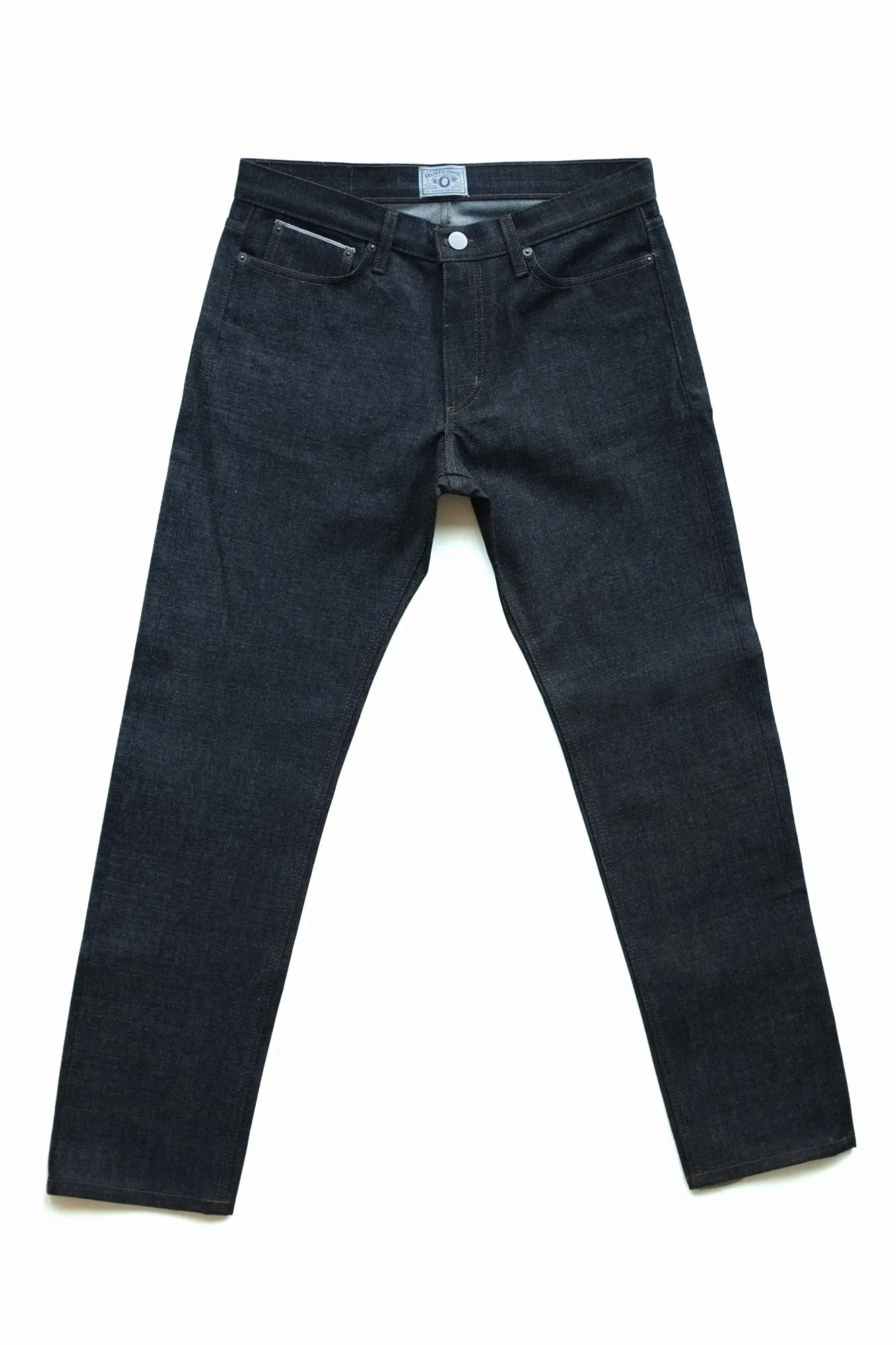 15oz Japanese Raw Denim | Slim Straight Selvedge Denim flexible move
