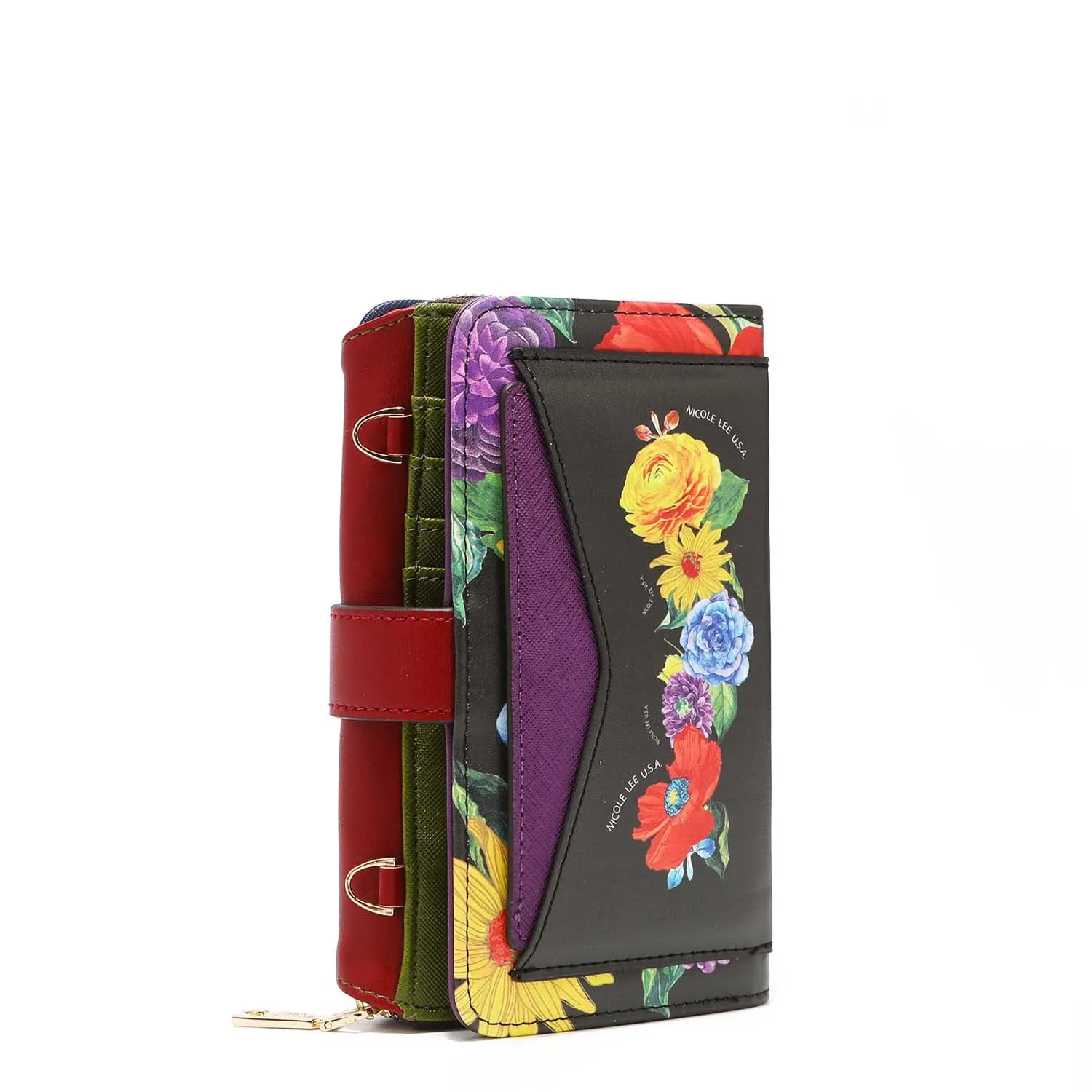 2 PIECE ACCESSORIES SET (WATCH, PHONE CASE CROSSBODY WALLET) night mood
