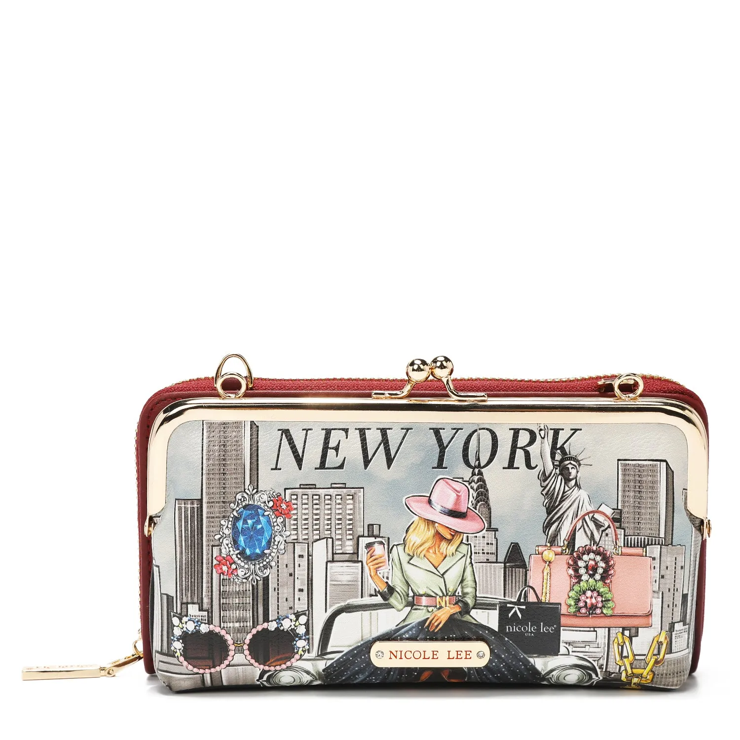 3 PIECE GIFT SET (CROSSBODY WALLET, CARD CASE, WATCH) desert mood