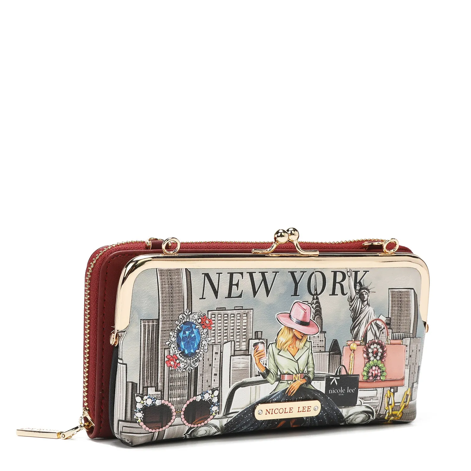3 PIECE GIFT SET (CROSSBODY WALLET, CARD CASE, WATCH) contemporary nod