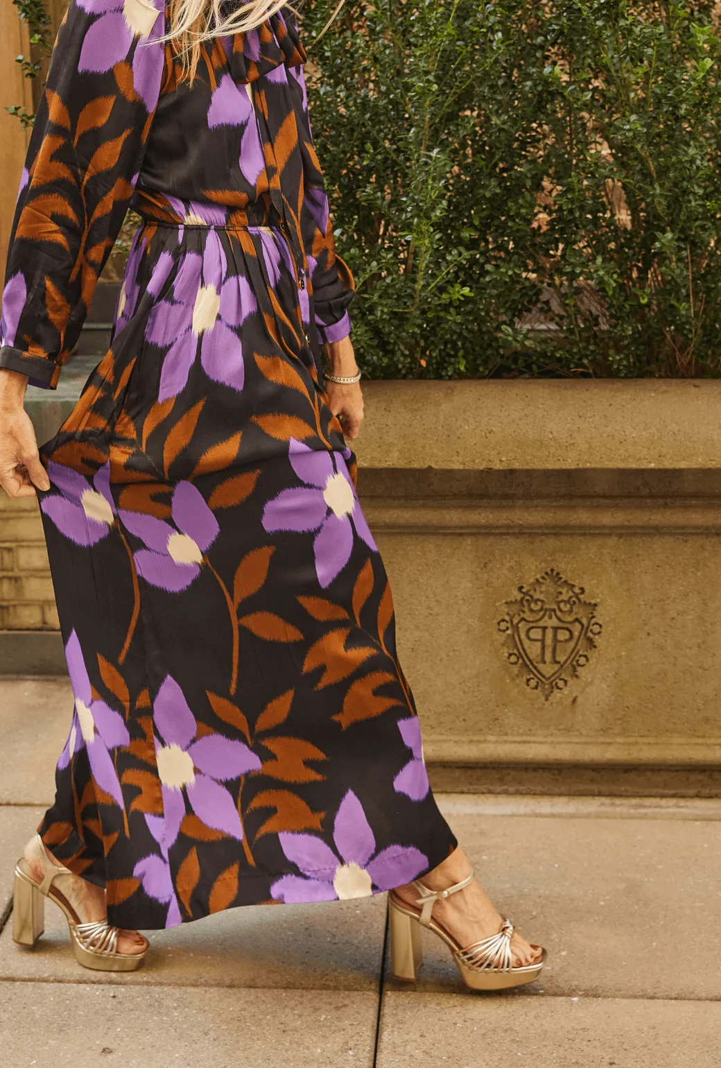 9 to 5 Shirtdress MAXI - Ikat timeless fit