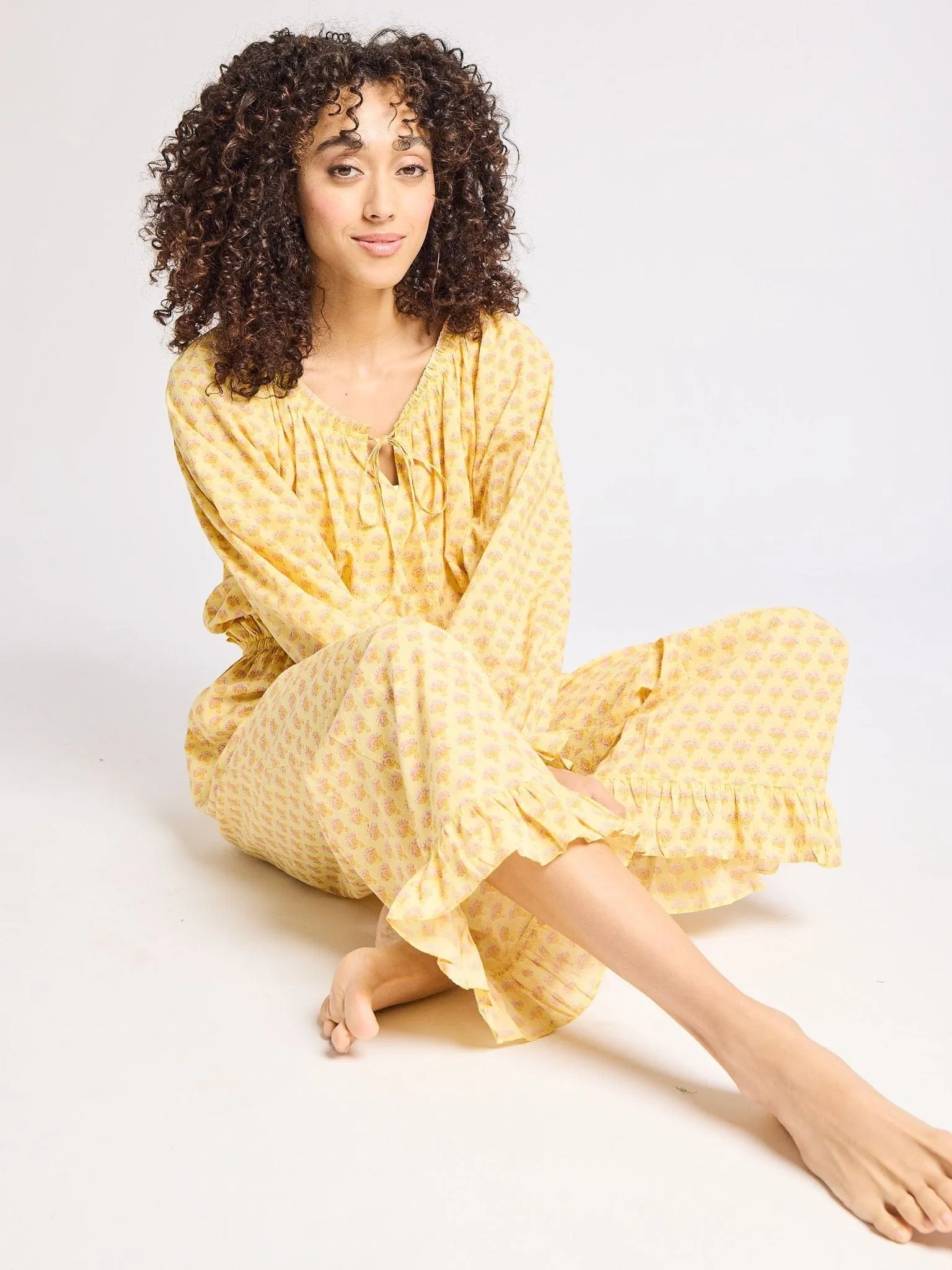 Addie Pant in Buttercup smart casual