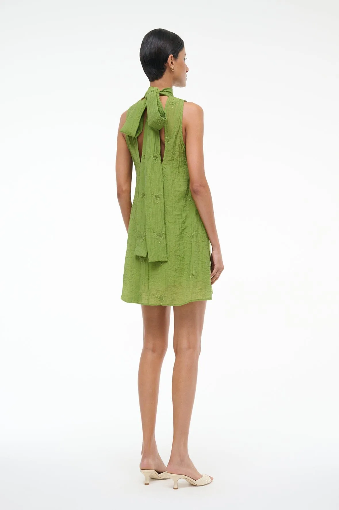 ADDY MINI DRESS | GARDEN GREEN low effort