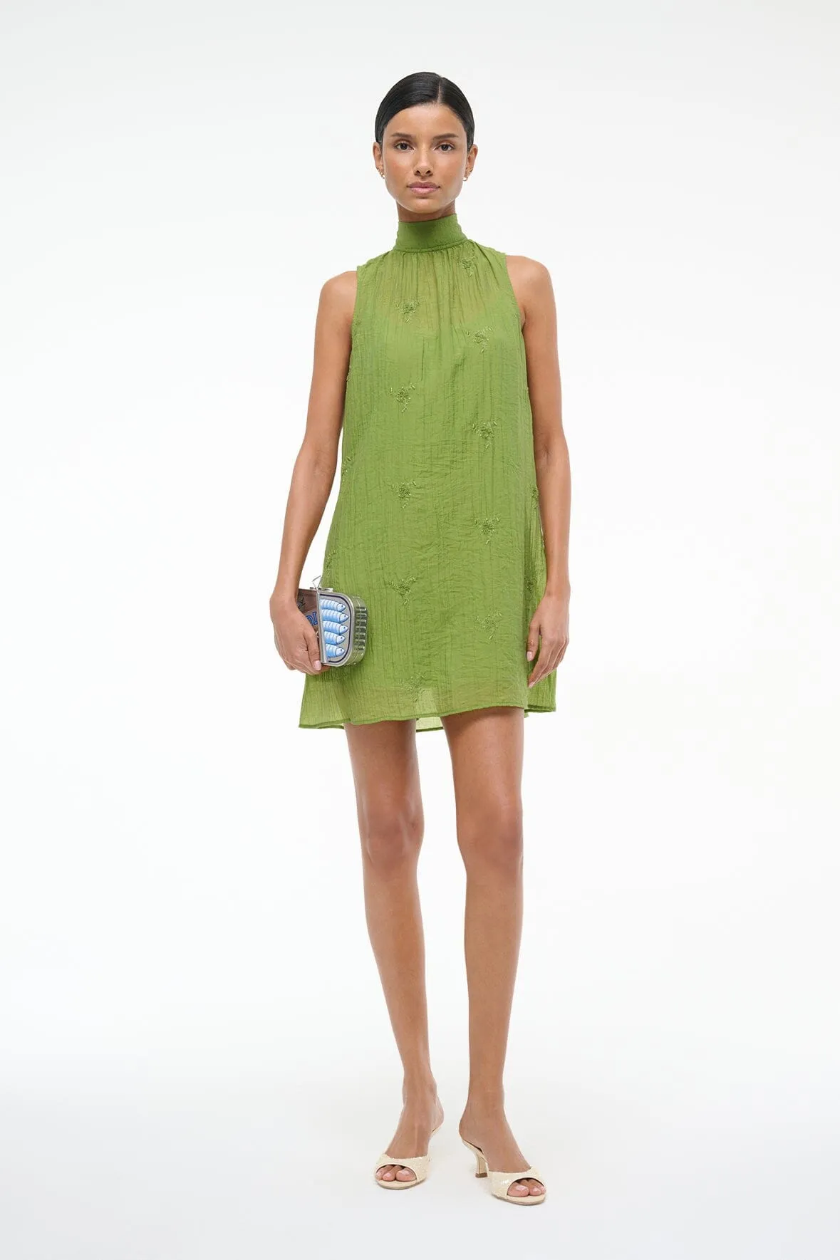 ADDY MINI DRESS | GARDEN GREEN modern twist