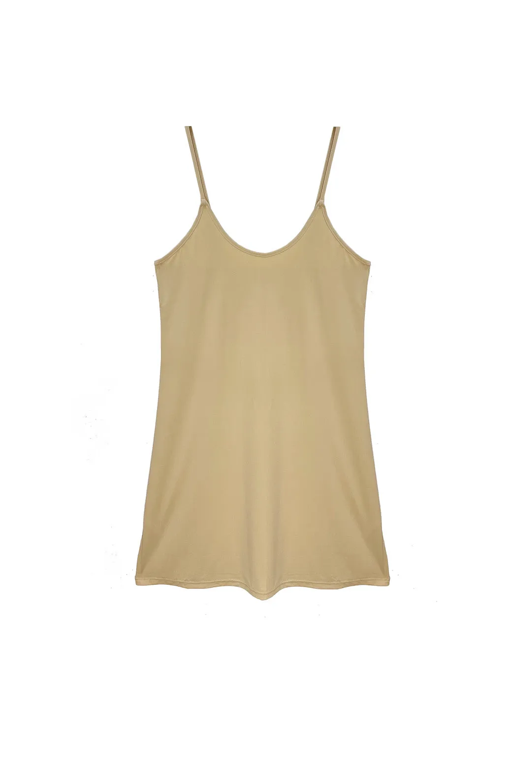 Adjustable Strap Slip - Beige easy charm