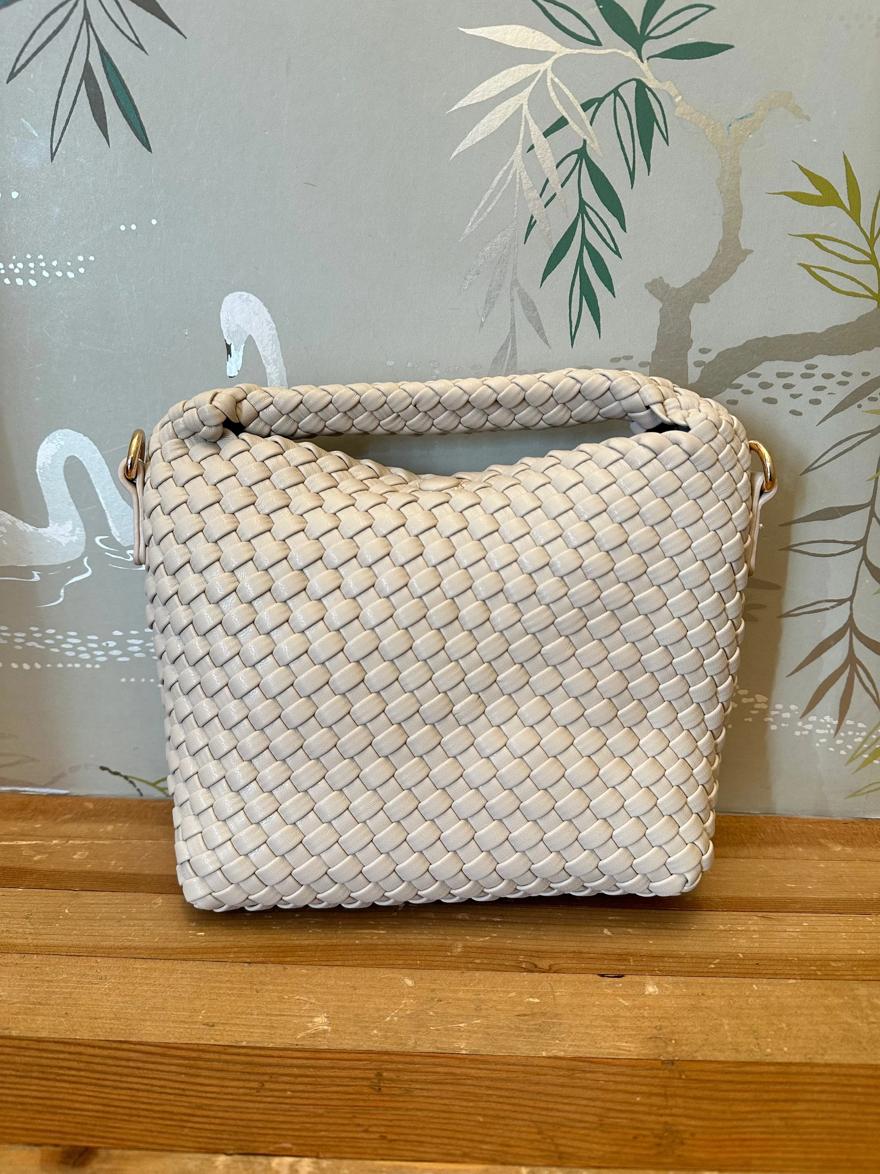 Adrianne Small Woven Bag Ivory all need
