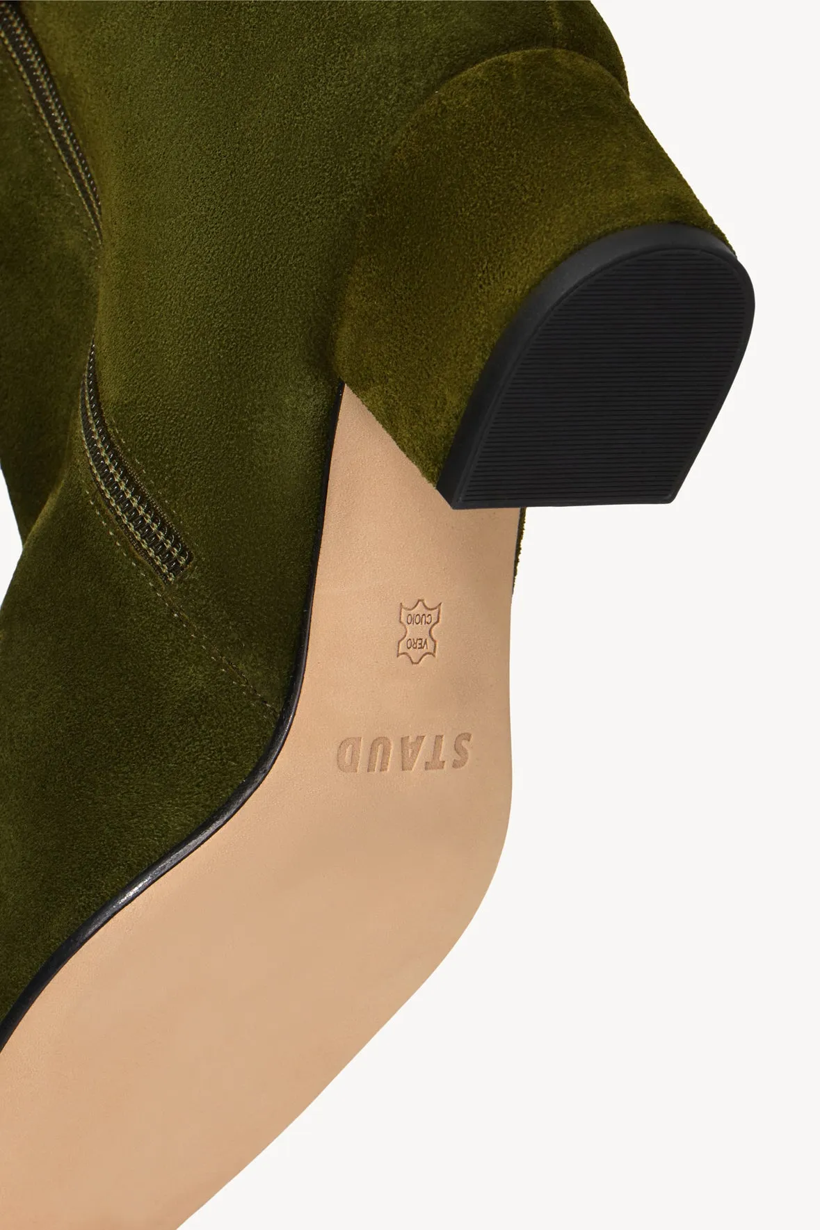 AIMEE SHORT BOOT | OLIVE SUEDE City wear