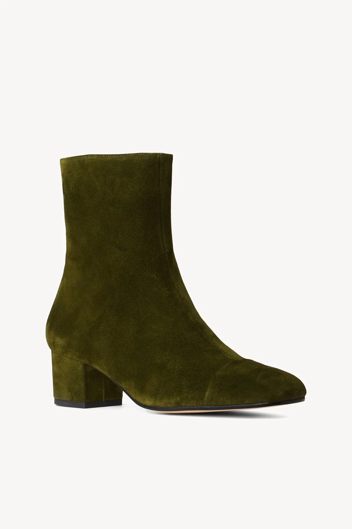 AIMEE SHORT BOOT | OLIVE SUEDE Comfort breathable