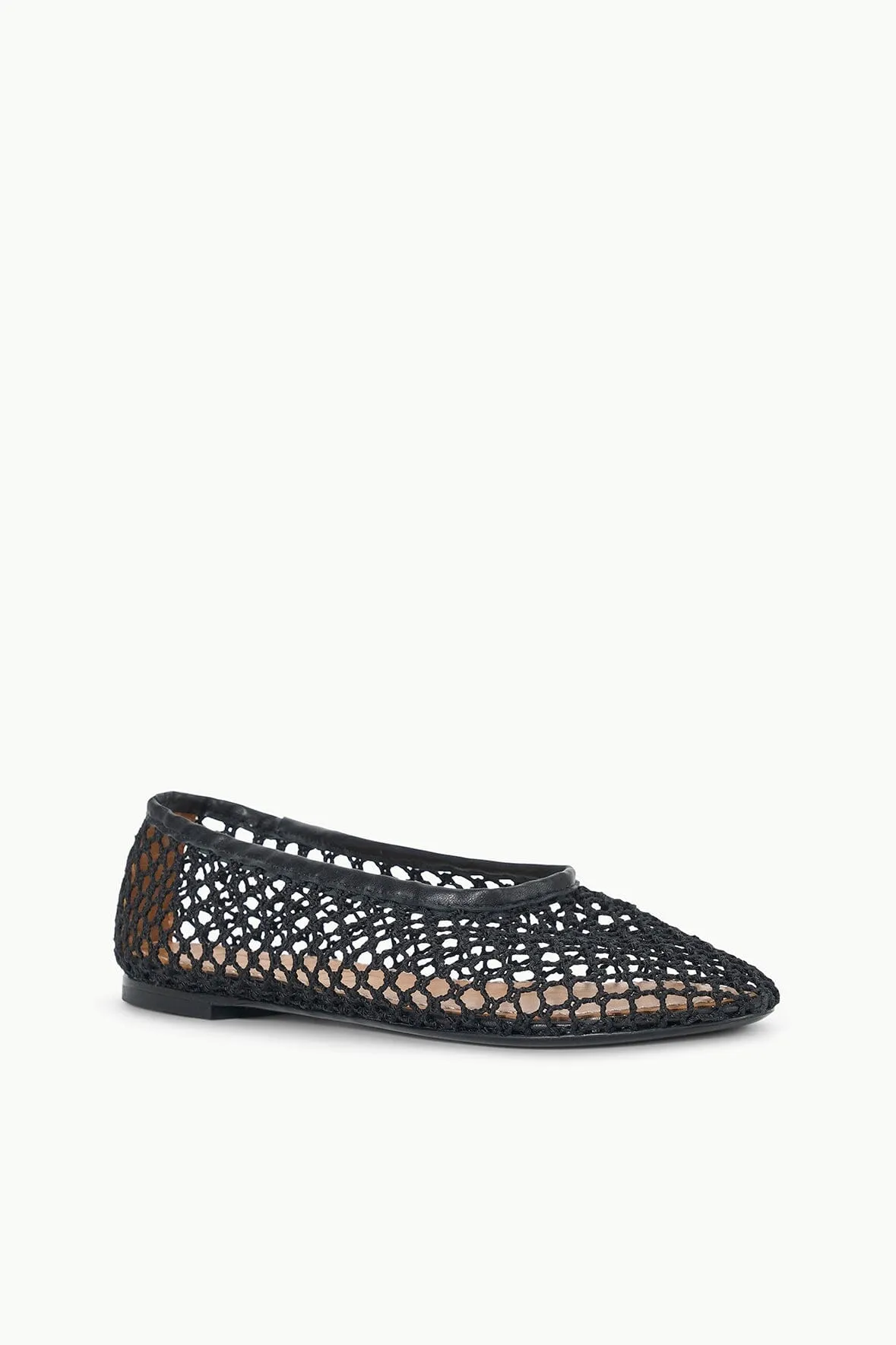 ALBA BALLET FLAT | BLACK NETTING outdoor tough