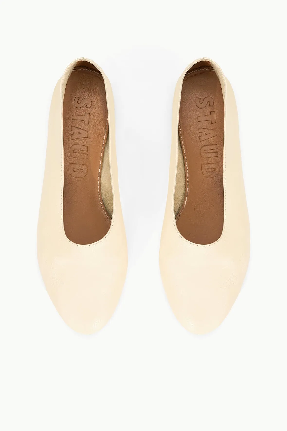 ALBA BALLET FLAT | CREAM easy slip-on