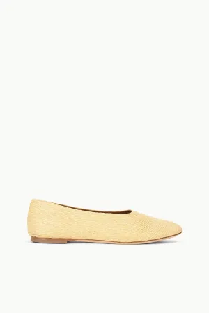 ALBA BALLET FLAT | NATURAL RAFFIA versatile style