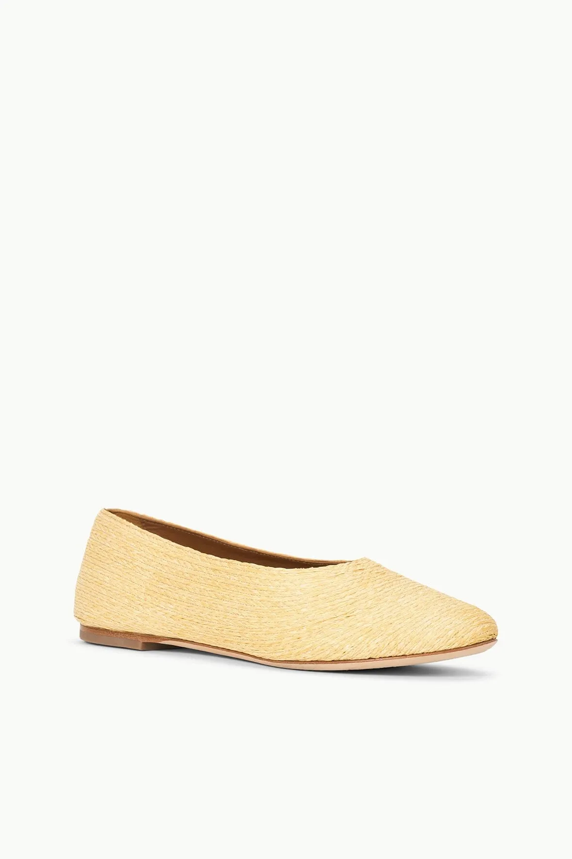 ALBA BALLET FLAT | NATURAL RAFFIA easy commute