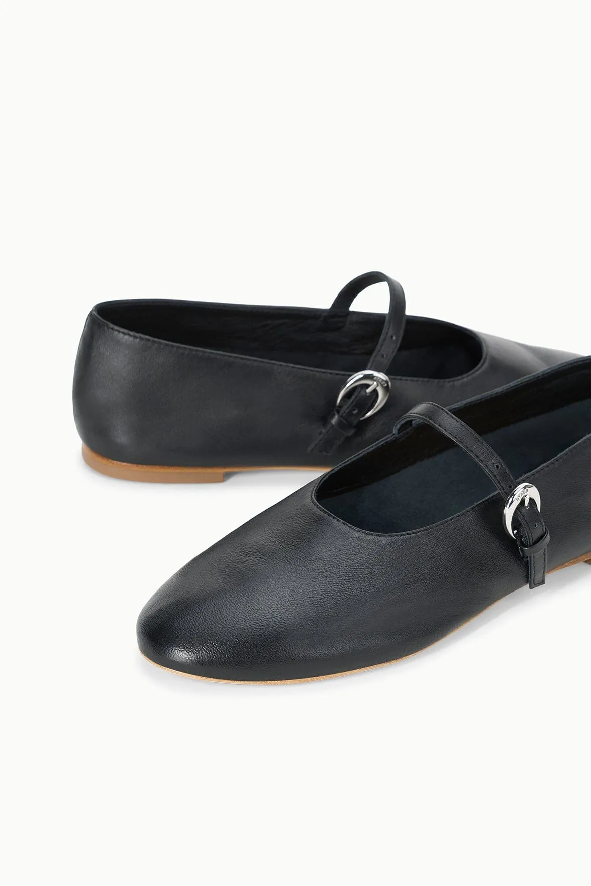 ALBA MARY JANE BALLET FLAT | BLACK breathable fit