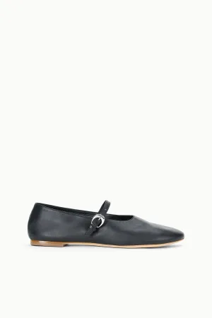 ALBA MARY JANE BALLET FLAT | BLACK date wear