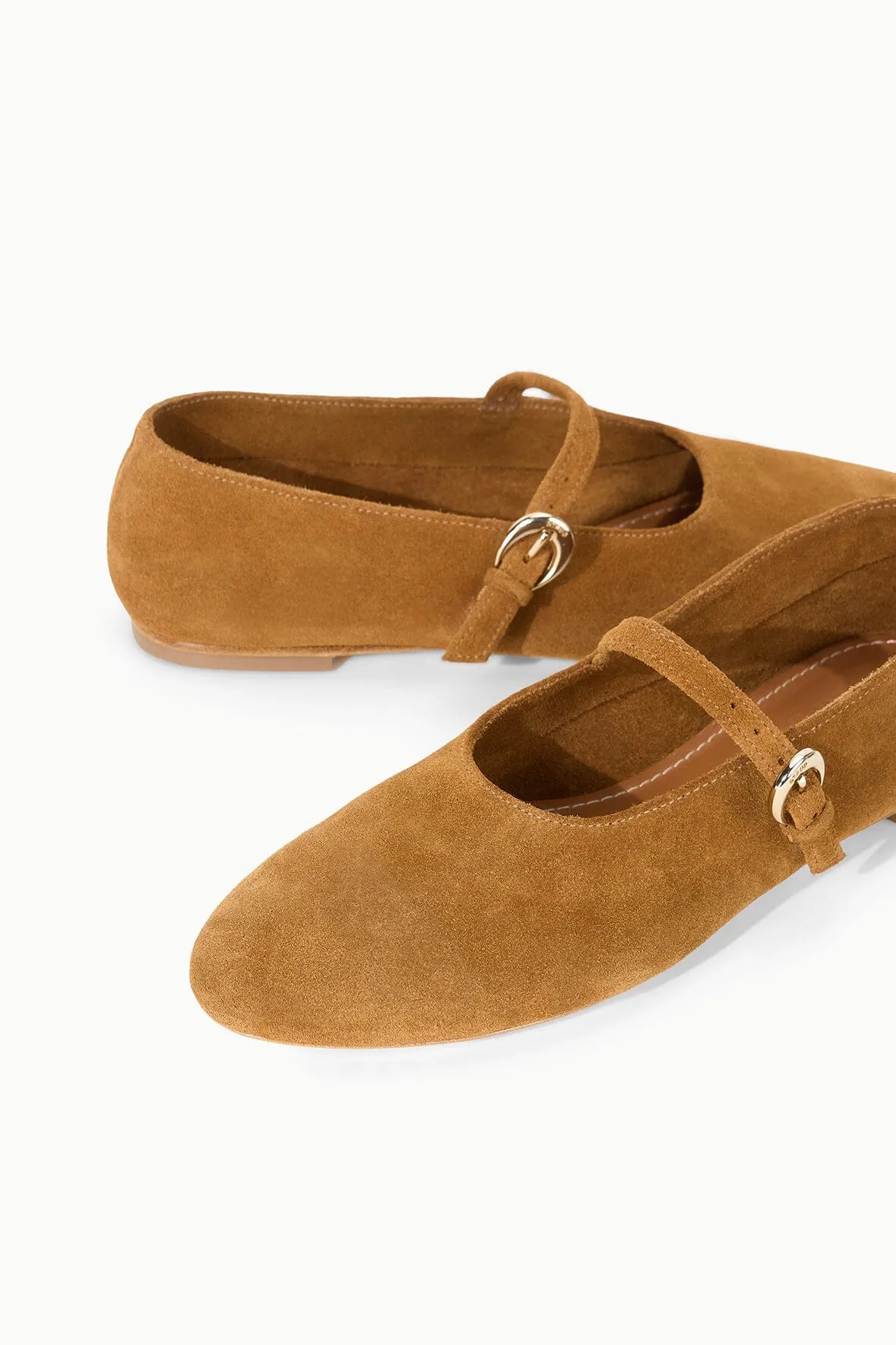 ALBA MARY JANE BALLET FLAT | TAN trendy versatile