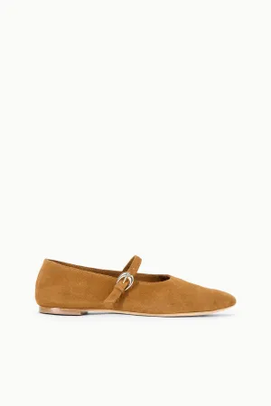 ALBA MARY JANE BALLET FLAT | TAN light and flexible