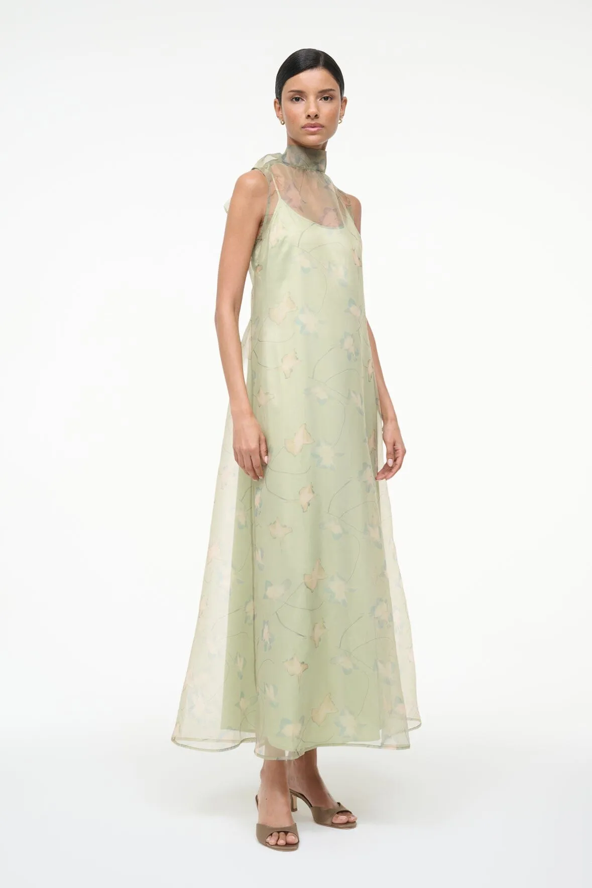 ALBEE DRESS | BOTANICAL MOSS sunny tone