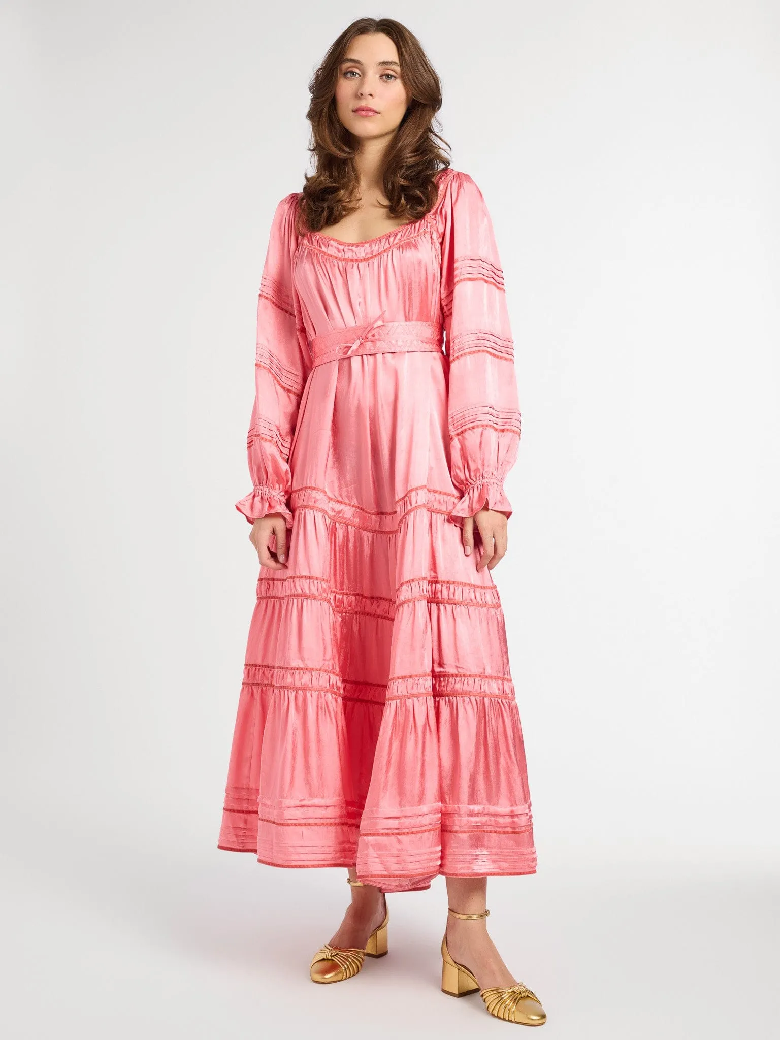 Alessandra Dress in Camellia downtown chic