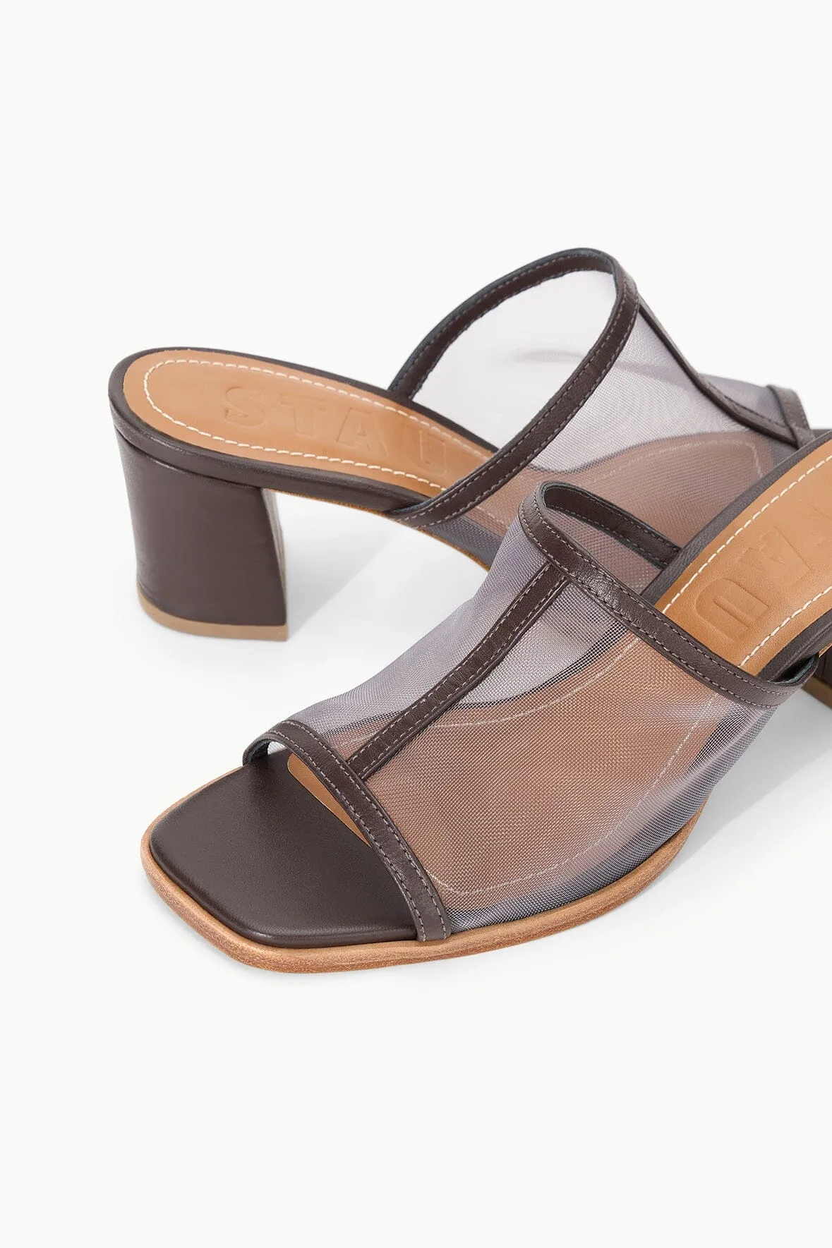 ALESSANDRA HEEL | ESPRESSO MESH anniversary gift