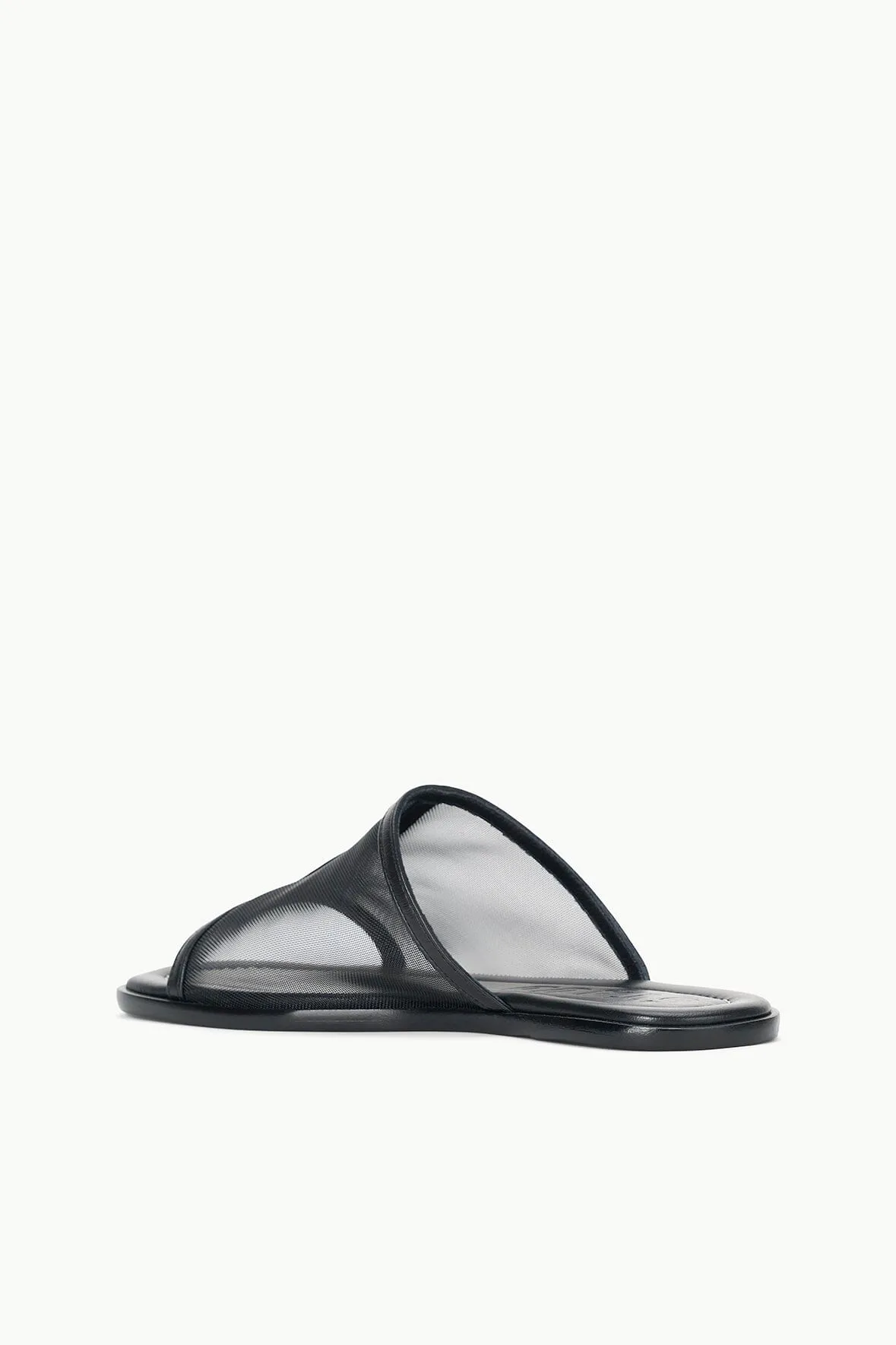 ALESSANDRA SANDAL | BLACK MESH relaxed sole