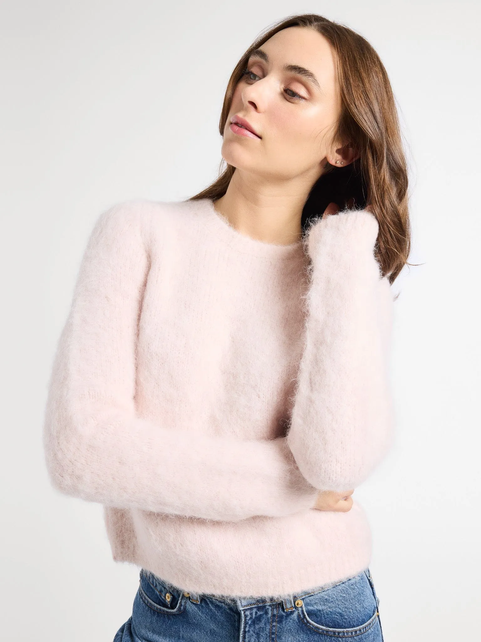 Aline Pullover in Rosewater Fresh Feel