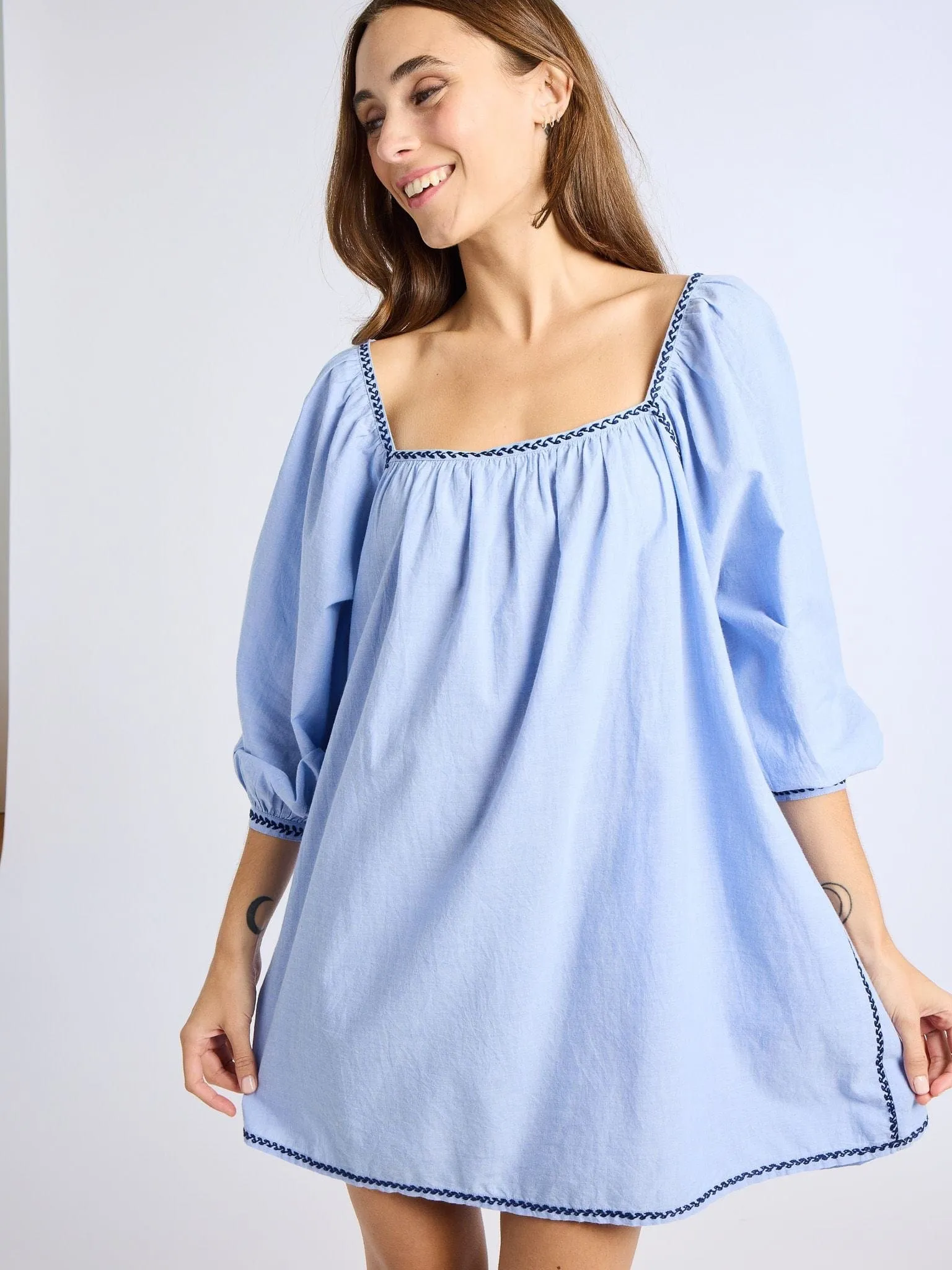Alma Dress in Ciel easy chic