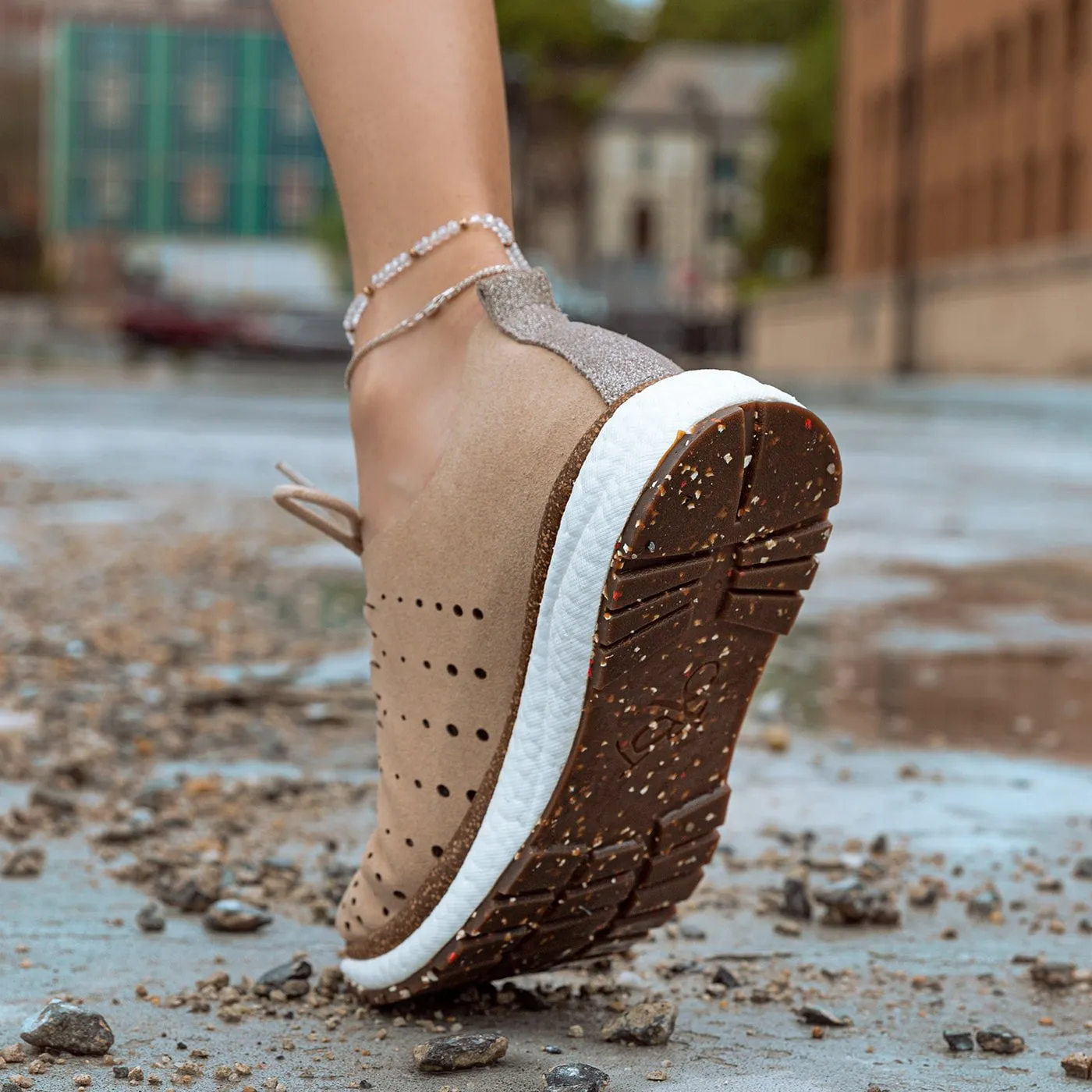 ALSTEAD in BEIGE Sneakers city sport