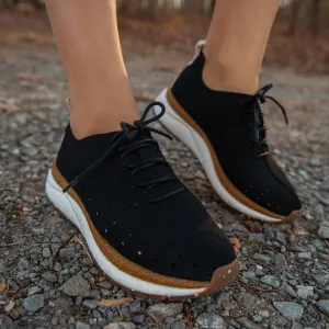 ALSTEAD in BLACK Sneakers flex comfort