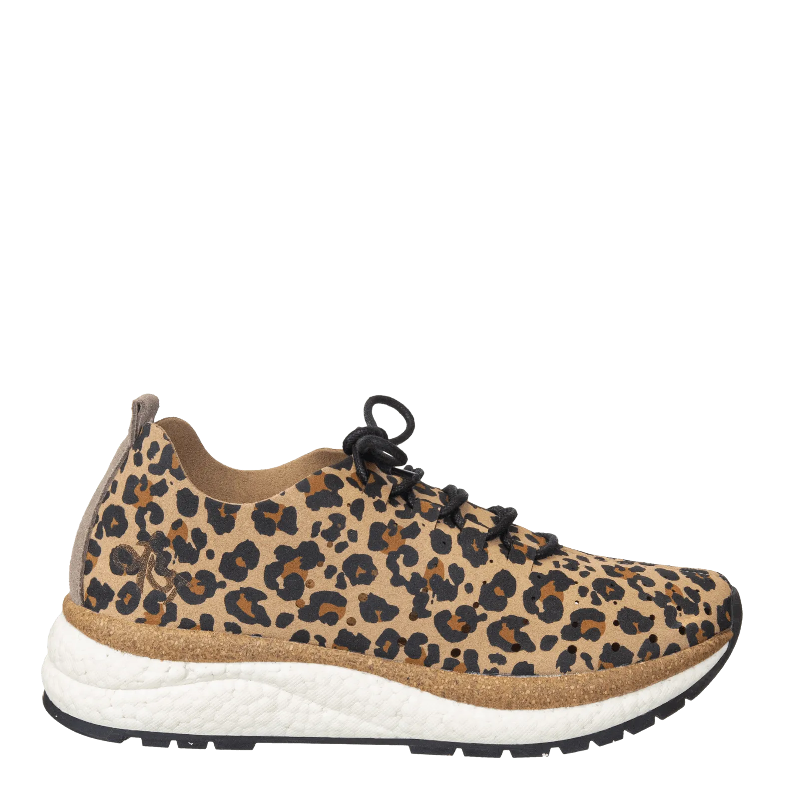 ALSTEAD in BROWN CHEETAH Sneakers retro look