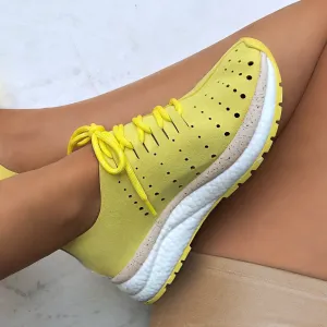 ALSTEAD in CANARY Sneakers trendy elements