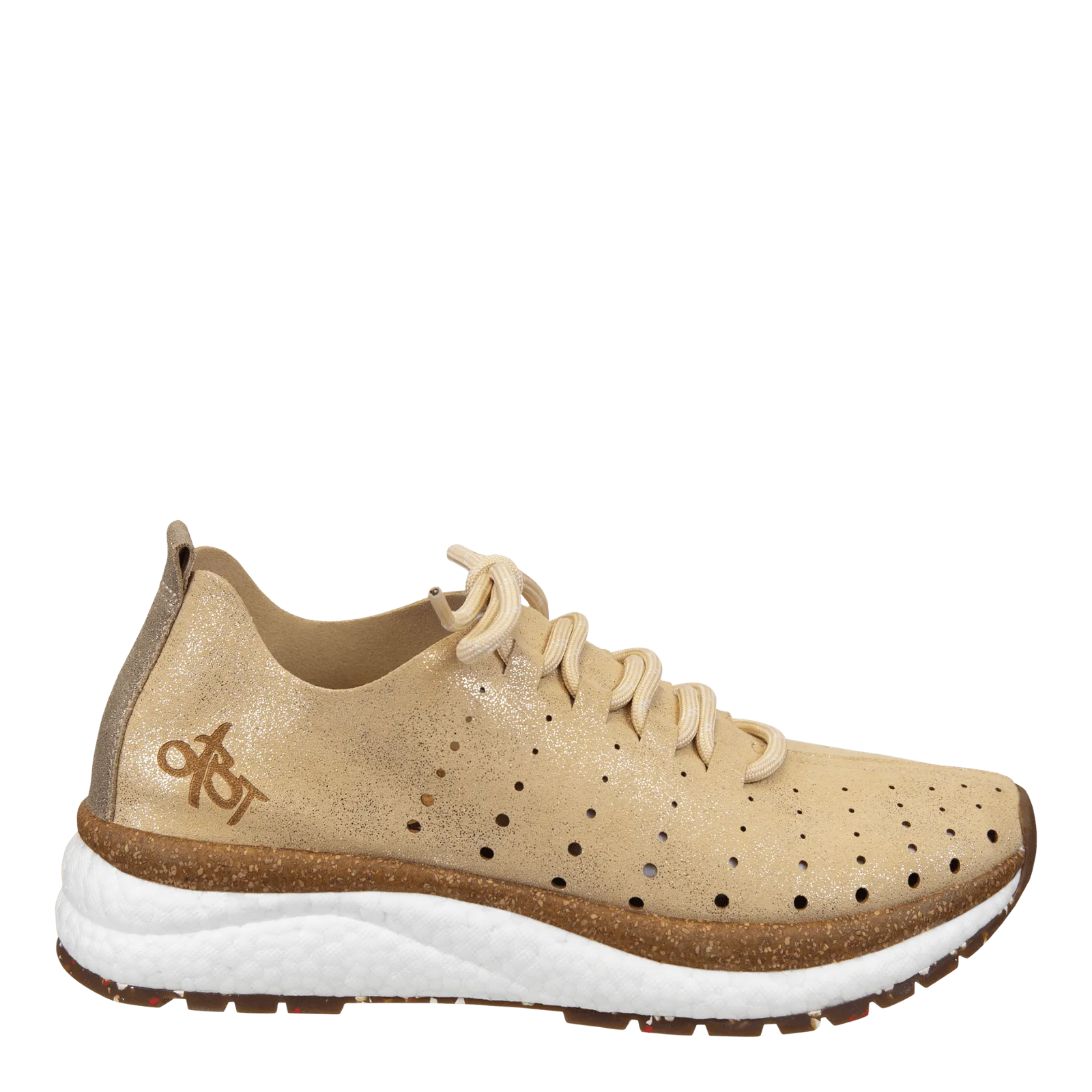 ALSTEAD in GOLD Sneakers street style