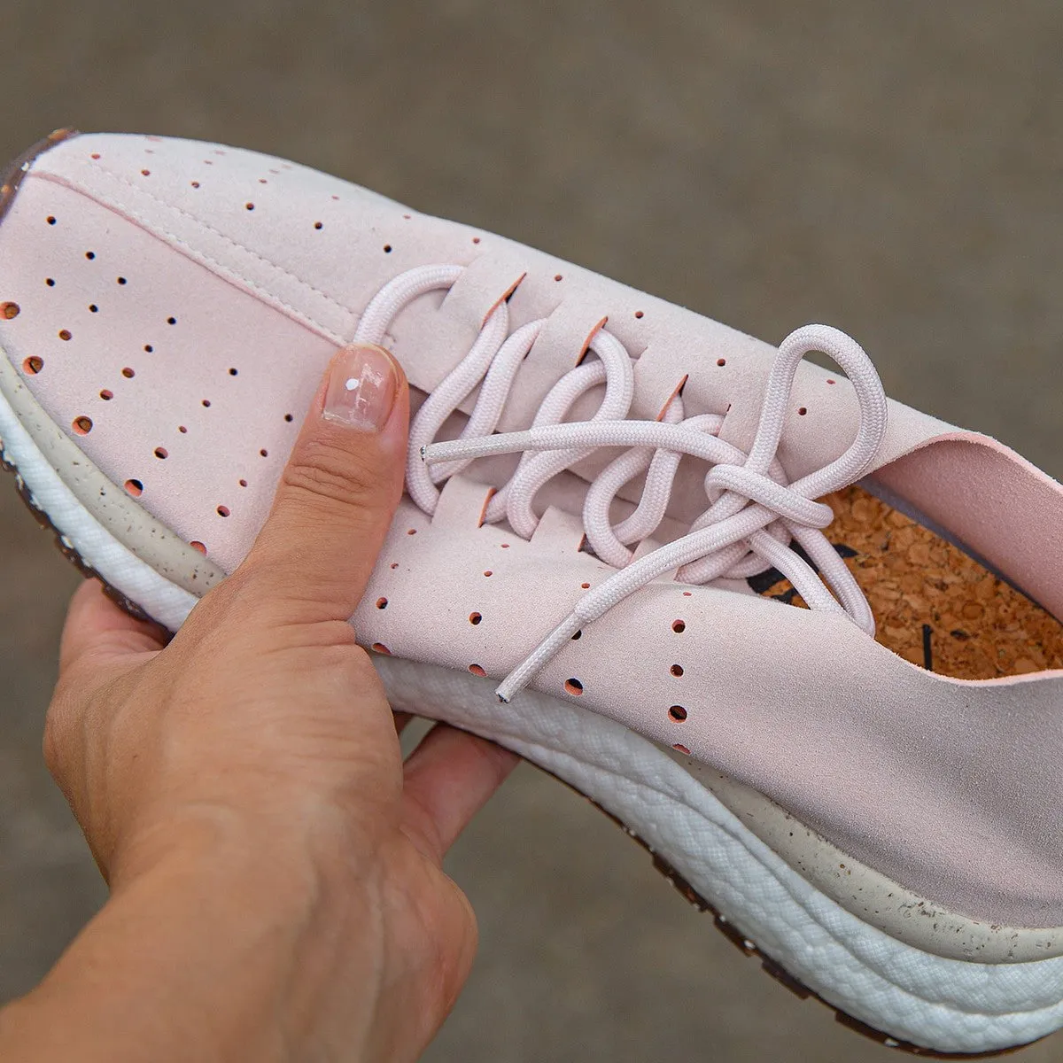 ALSTEAD in LIGHT PINK Sneakers high rebound