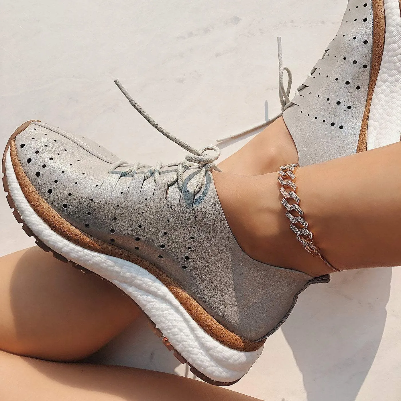 ALSTEAD in SILVER Sneakers fashion colors