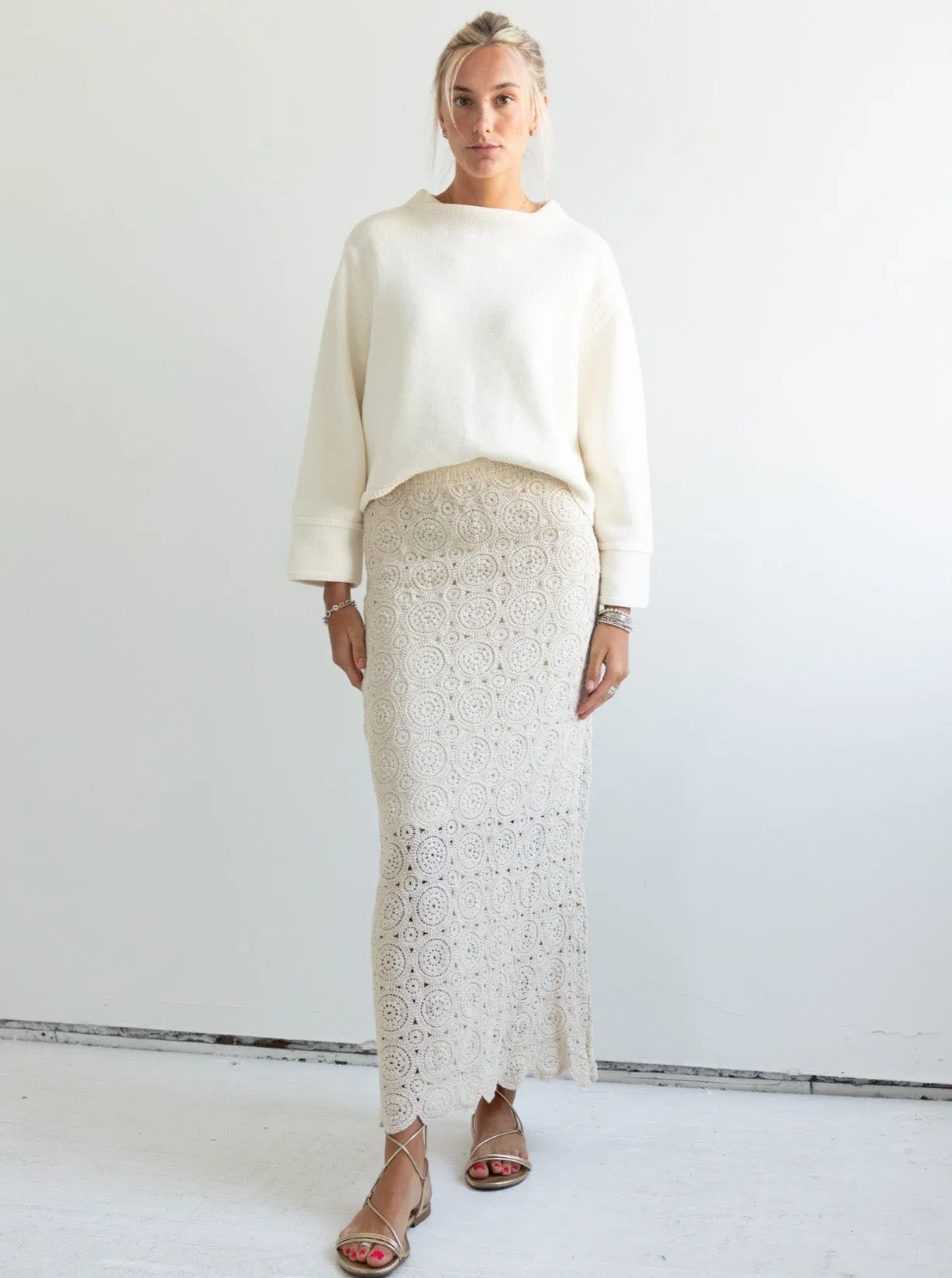 Alyssa Crochet Skirt easy comfort