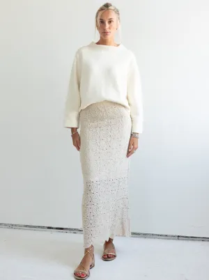 Alyssa Crochet Skirt minimal style