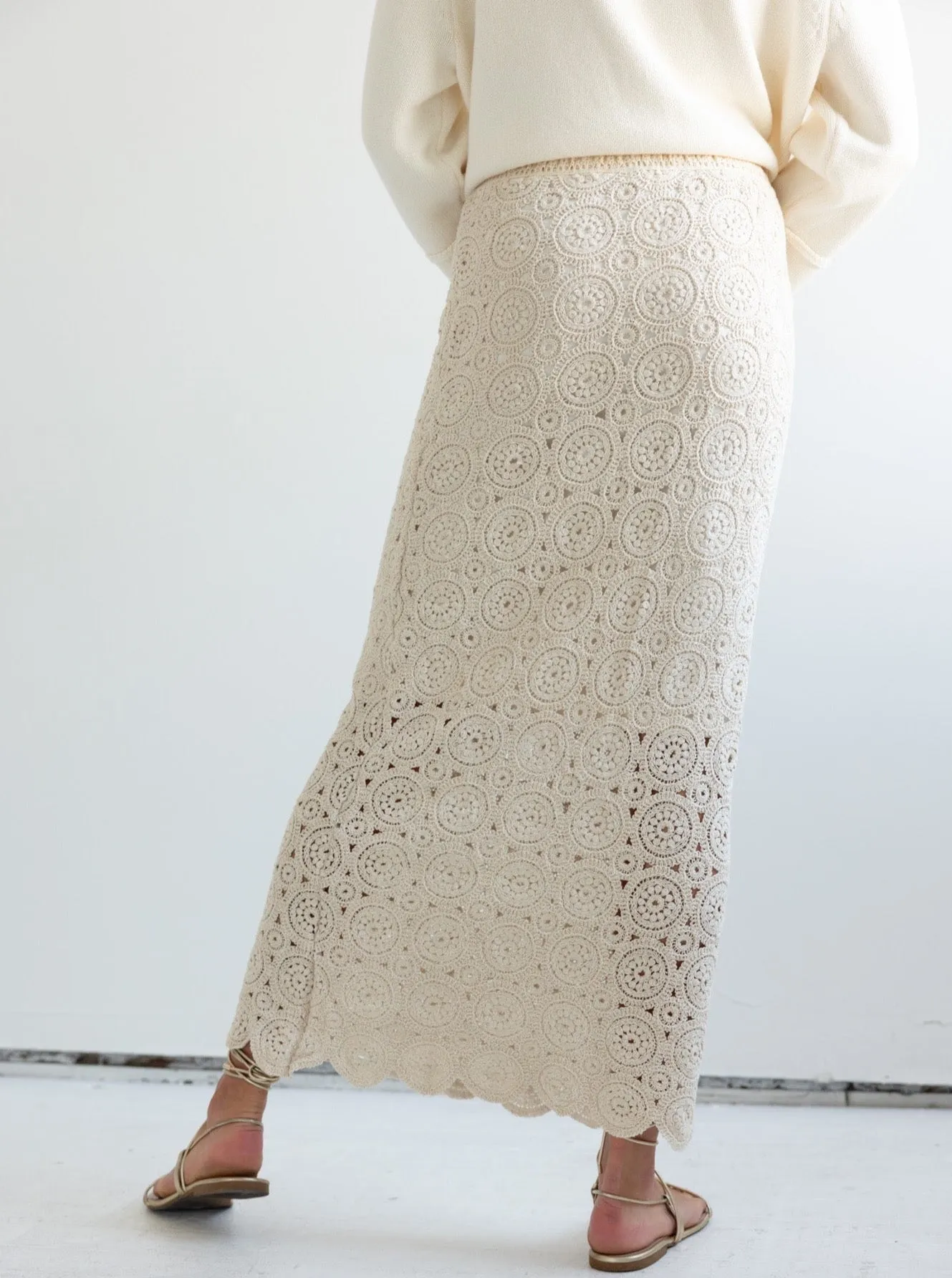 Alyssa Crochet Skirt custom made