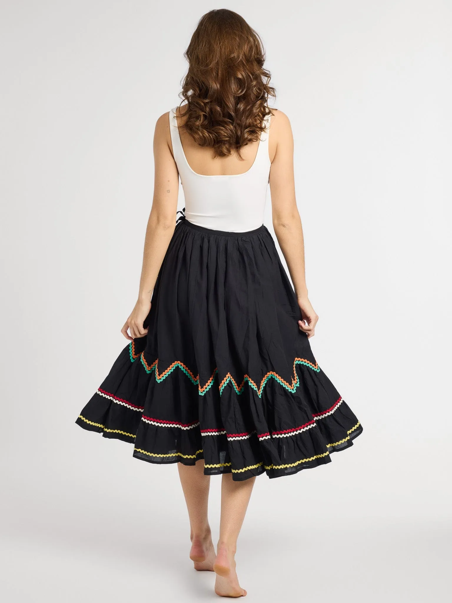 Amalie Skirt in Black holiday mood