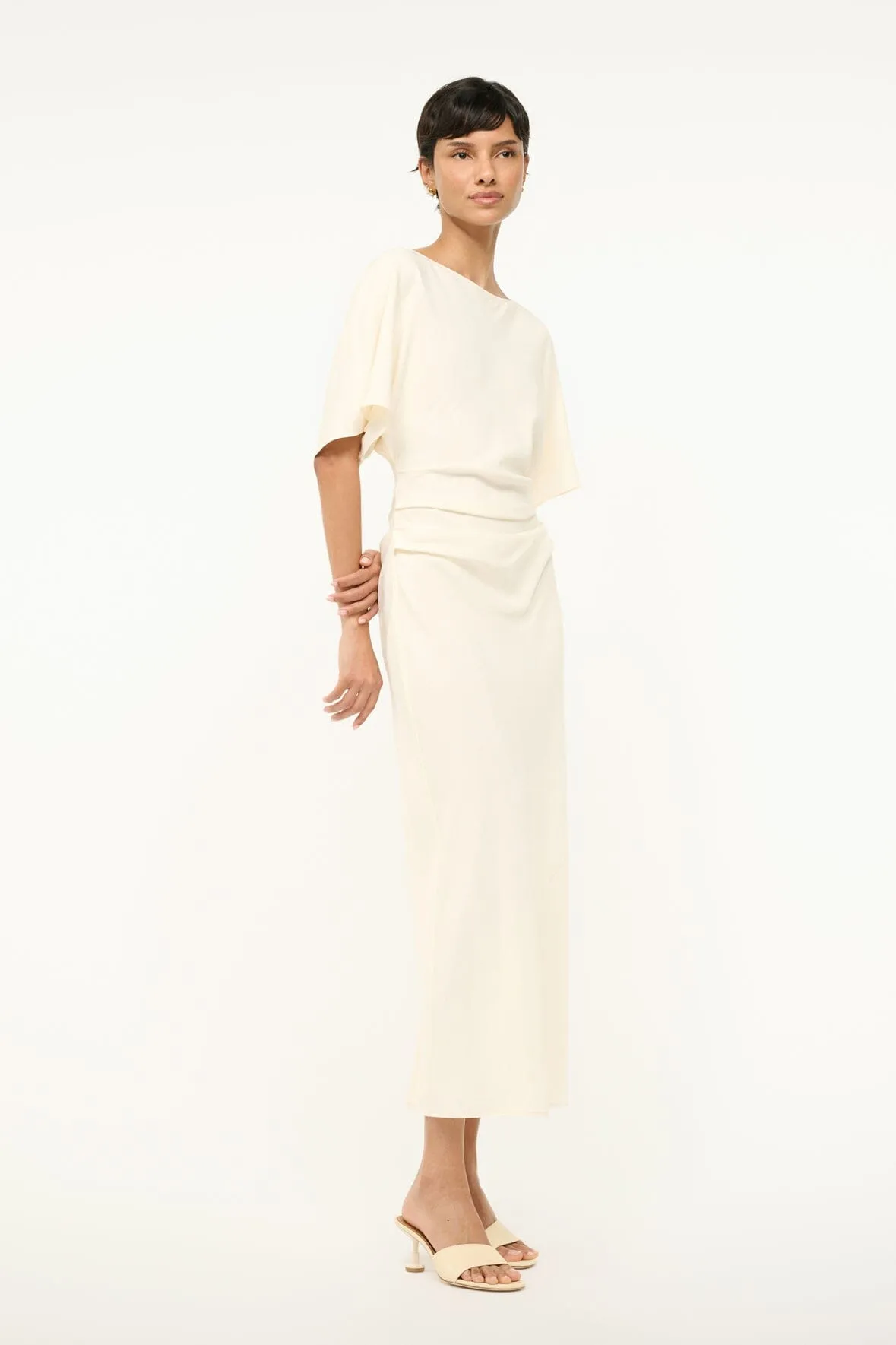 AMELIE MIDI DRESS | IVORY urban tone