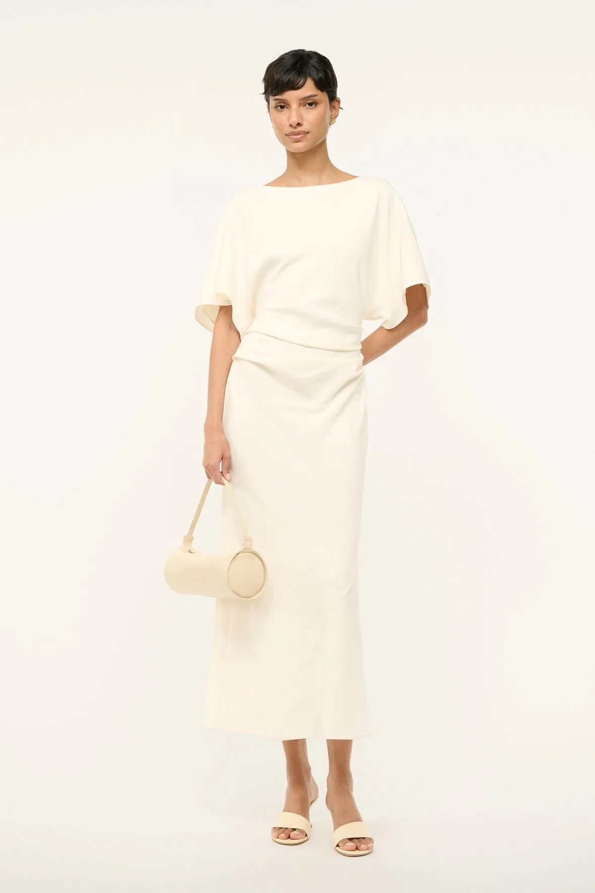 AMELIE MIDI DRESS | IVORY sunset walk