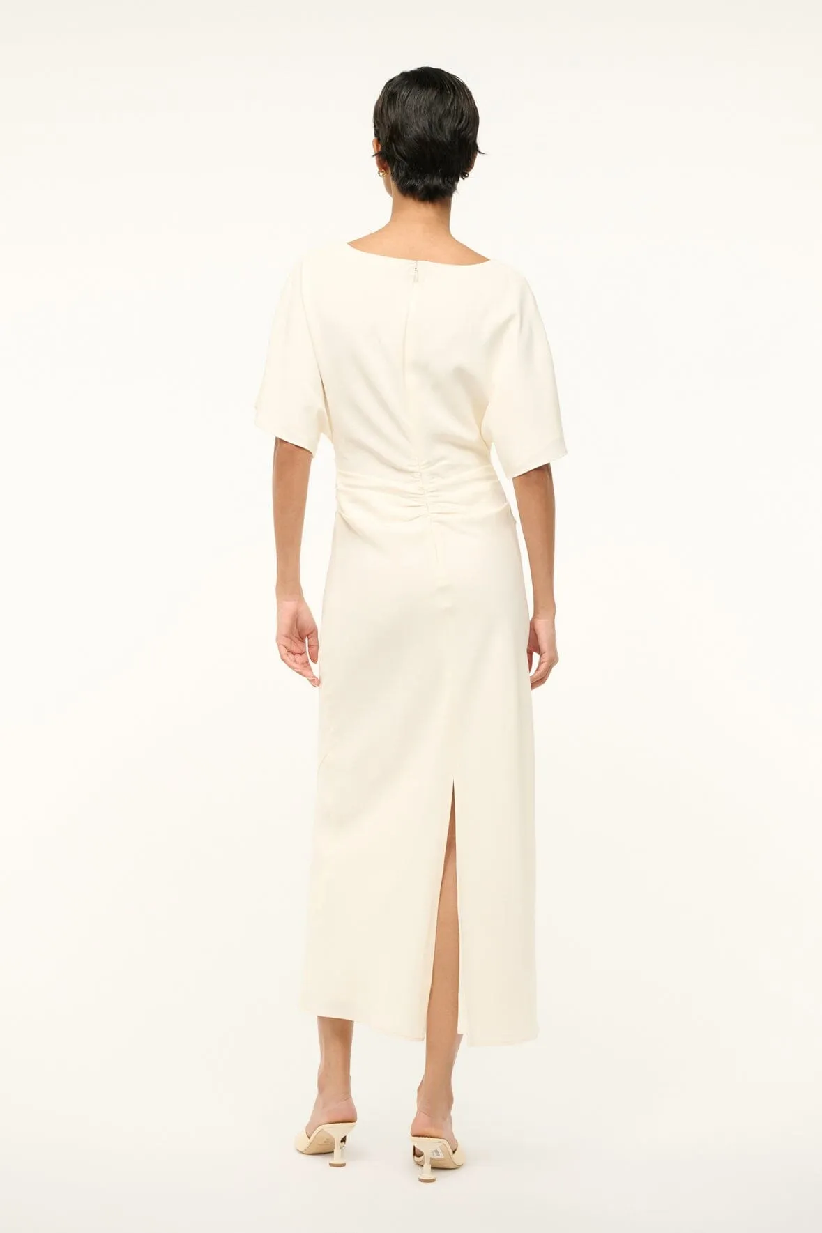 AMELIE MIDI DRESS | IVORY classic vibe