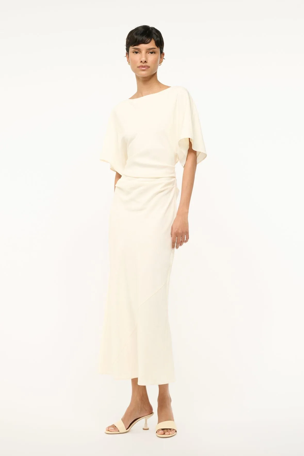 AMELIE MIDI DRESS | IVORY skin vibe
