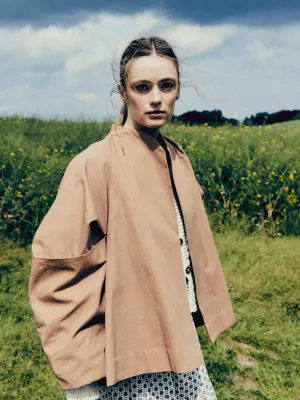Amie Coat in Almond arctic hush