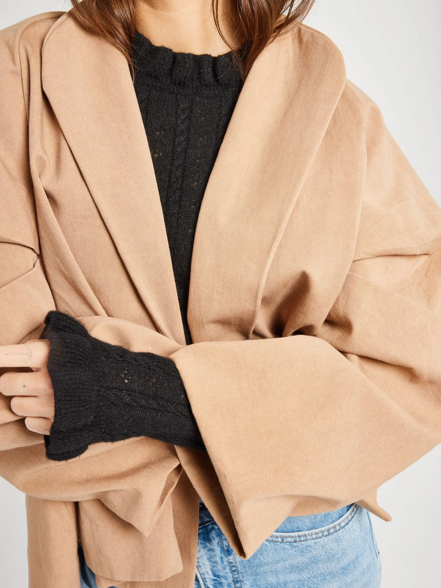 Amie Coat in Almond night runner