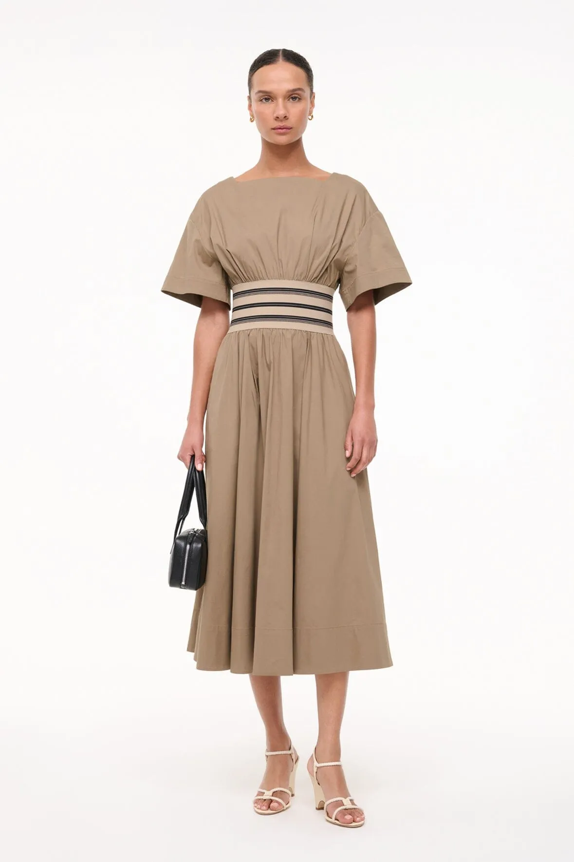 AMY DRESS | TAUPE airy comfort