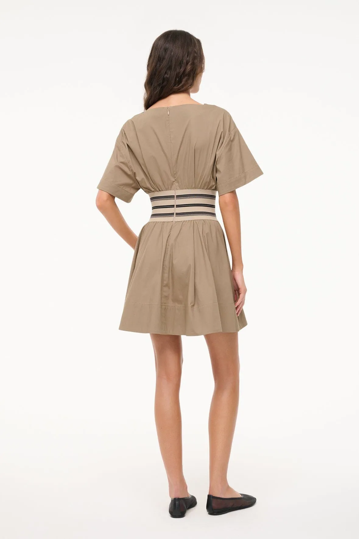 AMY MINI DRESS | TAUPE easy chic