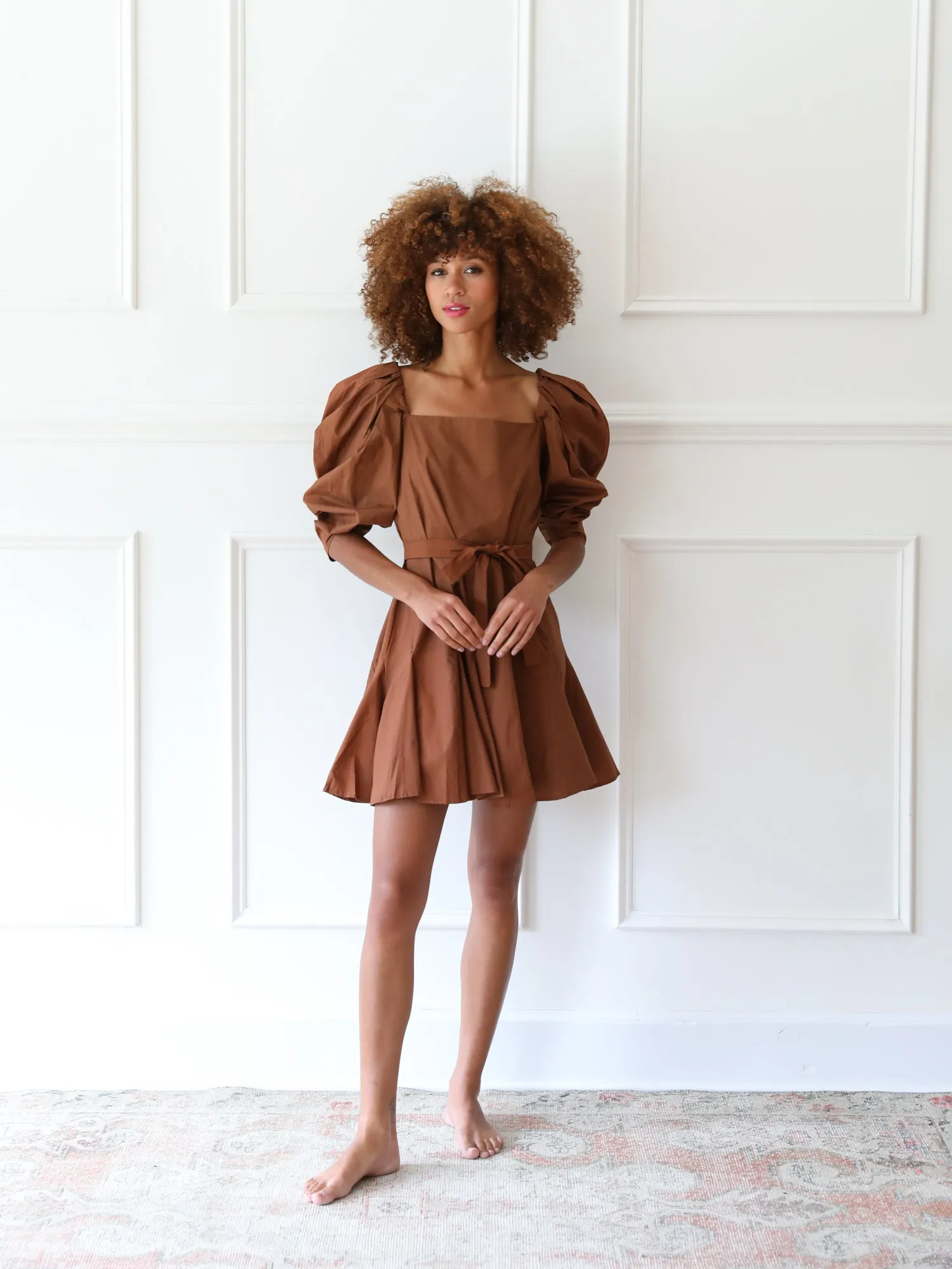 Anais Dress in Clay daily glam