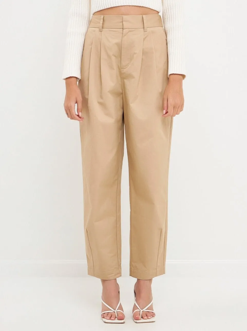 Andy Trouser - Khaki detail design