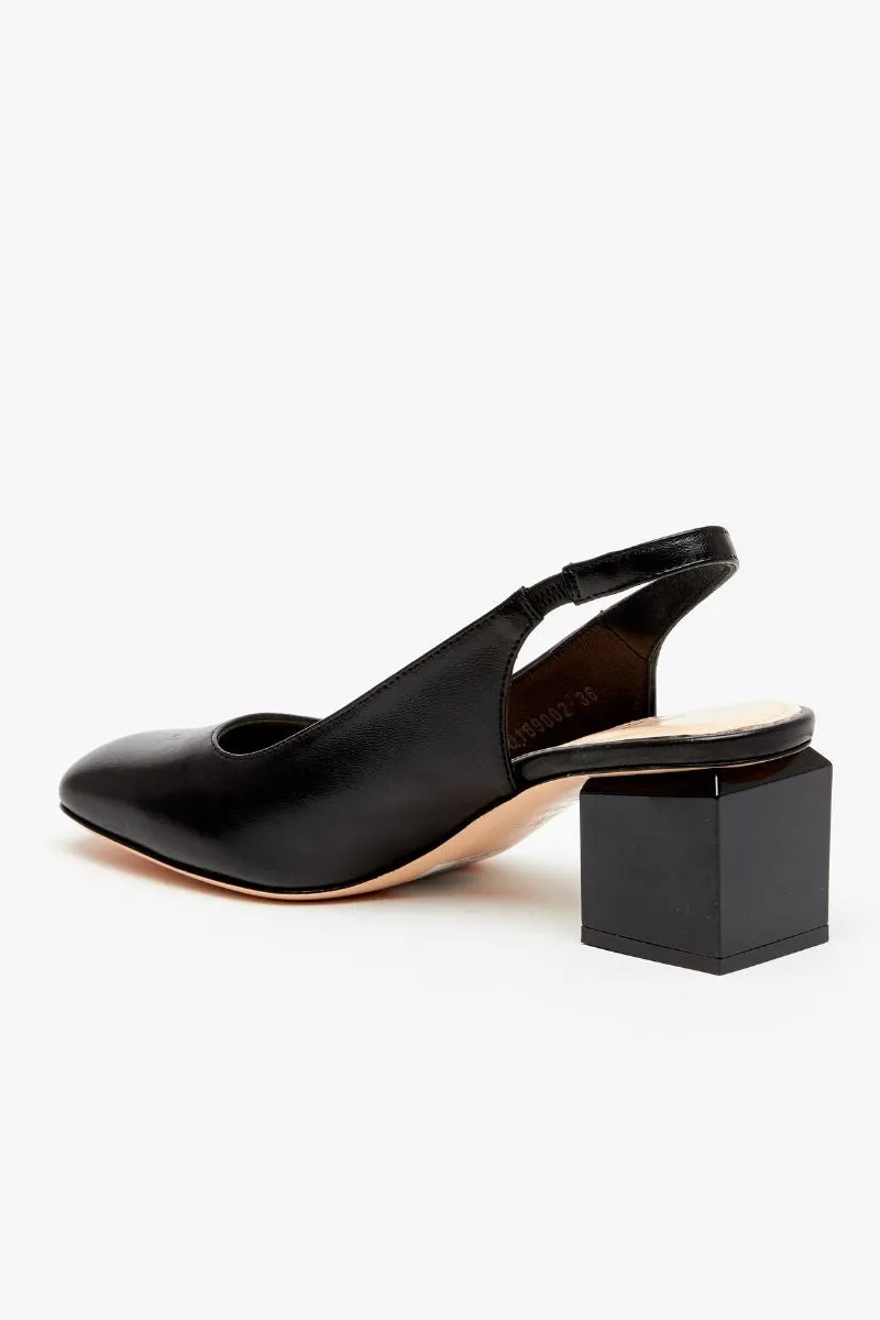 Angie Slingback Heel vegan choice
