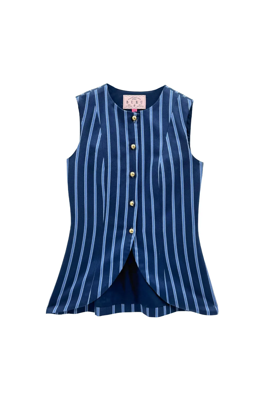 Annie Vest - Dewberry Stripe calm power