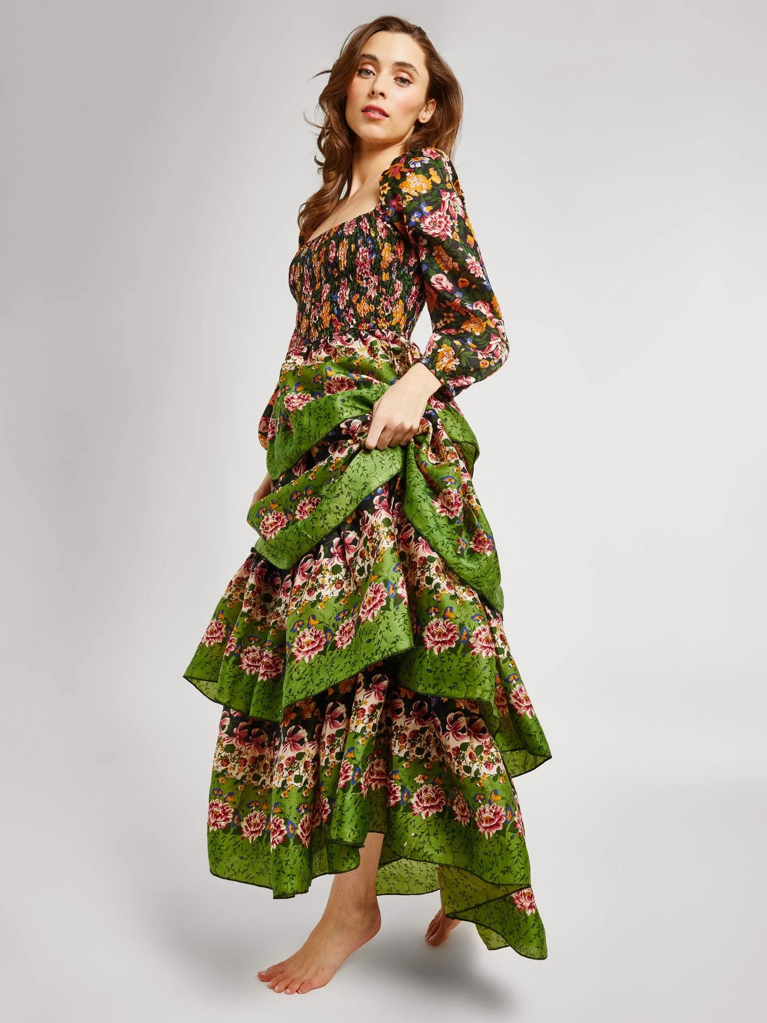 Antonia Dress in Secret Garden weekend wear